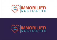 Logo design # 1168795 for Logo for  Immobilier Solidaire    The real estate agency that supports those who need it contest