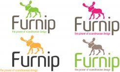 Logo design # 422761 for WANTED: logo for Furnip, a hip web shop in Scandinavian design en modern furniture contest