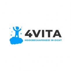Logo # 1213568 voor 4Vita begeleidt hoogbegaafde kinderen  hun ouders en scholen wedstrijd
