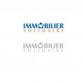 Logo design # 1170273 for Logo for  Immobilier Solidaire    The real estate agency that supports those who need it contest
