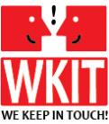 Logo # 25015 voor WKIT We Keep In Touch. Hét logo! Wie is de CreaBea!? wedstrijd