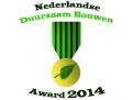 Logo # 257414 voor Ontwerp een krachtig logo voor de Nederlandse Duurzaam Bouwen Award 2014 wedstrijd