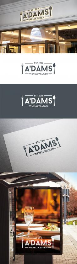 Logo # 648123 voor A'dams Wereldkeuken wedstrijd