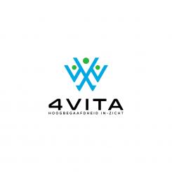 Logo # 1212554 voor 4Vita begeleidt hoogbegaafde kinderen  hun ouders en scholen wedstrijd