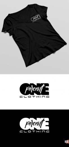 Logo # 951552 voor ONE PERCENT CLOTHING kledingmerk gericht op DJ’s   artiesten wedstrijd