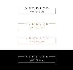 Logo # 924853 voor Ontwerp een stijlvol en luxe logo voor kledingmerk Vedette Amsterdam wedstrijd