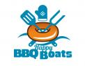 Logo # 1048746 voor Ontwerp een origineel logo voor het nieuwe BBQ donuts bedrijf Happy BBQ Boats wedstrijd