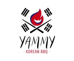Logo # 1057176 voor ontwerp een horeca logo voor een nieuw te openen asian korean bbq restaurant wedstrijd