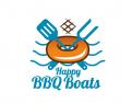 Logo # 1048705 voor Ontwerp een origineel logo voor het nieuwe BBQ donuts bedrijf Happy BBQ Boats wedstrijd
