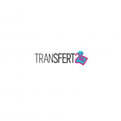 Logo design # 1161403 for creation of a logo for a textile transfer manufacturer TRANSFERT24 contest