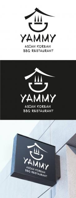 Logo # 1055975 voor ontwerp een horeca logo voor een nieuw te openen asian korean bbq restaurant wedstrijd