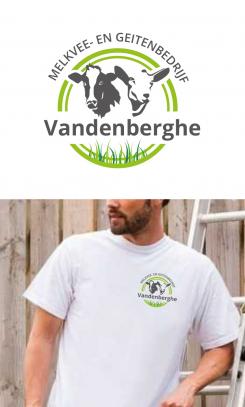 Logo # 1064506 voor Logo voor landbouwbedrijf met melkkoeien en melkgeiten wedstrijd