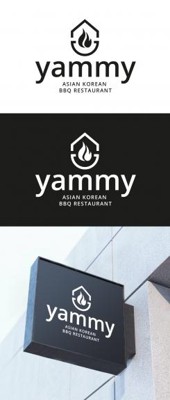 Logo # 1055801 voor ontwerp een horeca logo voor een nieuw te openen asian korean bbq restaurant wedstrijd