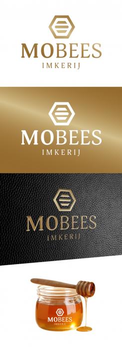 Logo # 1015382 voor Logo voor imkerij MoBees wedstrijd