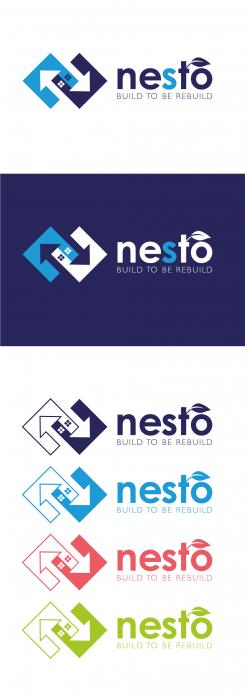 Logo design # 622379 for New logo for sustainable and dismountable houses : NESTO contest
