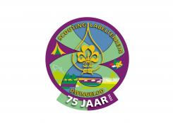 Logo # 1253816 voor Logo 75 jaar bestaan Scouting Labelterrein in Dwingeloo wedstrijd