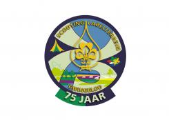 Logo # 1253123 voor Logo 75 jaar bestaan Scouting Labelterrein in Dwingeloo wedstrijd