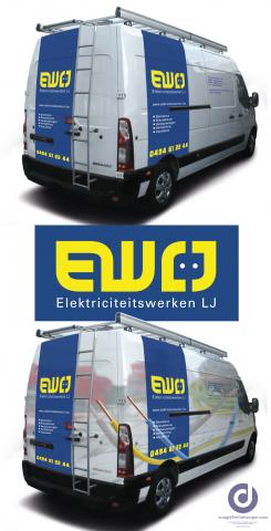 Logo # 530140 voor Ontwerp  een nieuw logo voor Elektriciteitswerken LJ wedstrijd