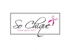 Logo design # 398789 for So Chique hairdresser contest