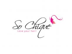 Logo design # 397558 for So Chique hairdresser contest