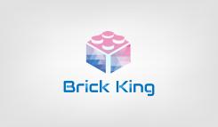 Logo design # 628715 for Logo for my new webshop Brick King contest