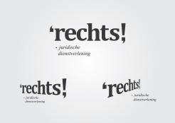 Logo # 425121 voor Logo voor juridische onderneming 'Rechts!' wedstrijd