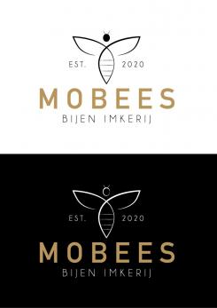 Logo # 1016214 voor Logo voor imkerij MoBees wedstrijd