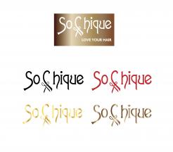 Logo design # 400435 for So Chique hairdresser contest