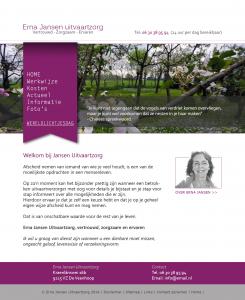 Website design # 300542 voor Erna Jansen Uitvaartzorg wedstrijd