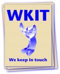 Logo # 23651 voor WKIT We Keep In Touch. Hét logo! Wie is de CreaBea!? wedstrijd