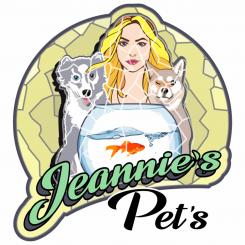 Logo  # 1040409 für Ein YouTube Haustierkanal Logo mit Hunden am Aquarium und blondes Madchen dane Wettbewerb