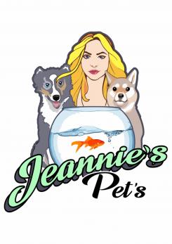 Logo  # 1040310 für Ein YouTube Haustierkanal Logo mit Hunden am Aquarium und blondes Madchen dane Wettbewerb