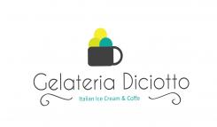 Logo # 75950 voor Logo voor onze Gelateria Diciotto (Italian Ice Cream & Coffee) wedstrijd