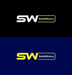 Logo design # 1251377 for Logo for SolidWorxs  brand of masts for excavators and bulldozers  contest