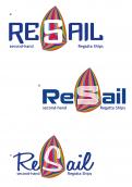 Logo design # 586045 for Logo for RESAIL. A company active in 2e hand sailingboats in Europe. contest