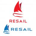 Logo design # 586286 for Logo for RESAIL. A company active in 2e hand sailingboats in Europe. contest