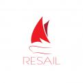 Logo design # 585541 for Logo for RESAIL. A company active in 2e hand sailingboats in Europe. contest