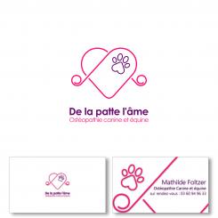 Logo design # 1292048 for Creation of a logo of osteopathy cabinet for animals From paw to soul contest