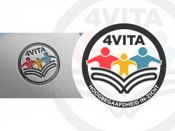 Logo # 1213630 voor 4Vita begeleidt hoogbegaafde kinderen  hun ouders en scholen wedstrijd