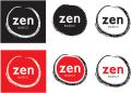 Logo design # 432651 for Zen Basics is my clothing line. It has different shades of black and white including white, cream, grey, charcoal and black. I use red for the logo and put the words in an enso (a circle made with a b contest