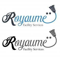 Logo # 689674 voor een vrolijk/vriendelijk/vertrouwd schoonmaakbedrijf Royaume Facility Rervices wedstrijd