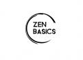 Logo design # 428715 for Zen Basics is my clothing line. It has different shades of black and white including white, cream, grey, charcoal and black. I use red for the logo and put the words in an enso (a circle made with a b contest