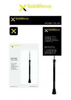 Logo design # 1249365 for Logo for SolidWorxs  brand of masts for excavators and bulldozers  contest