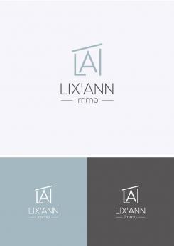 Logo design # 698930 for Lix'Ann immo : real estate agency online within Bordeaux contest