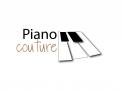 Logo # 155418 voor Piano Couture Logo + header + geschikt font en kleuropmaak / background voor homepage. wedstrijd