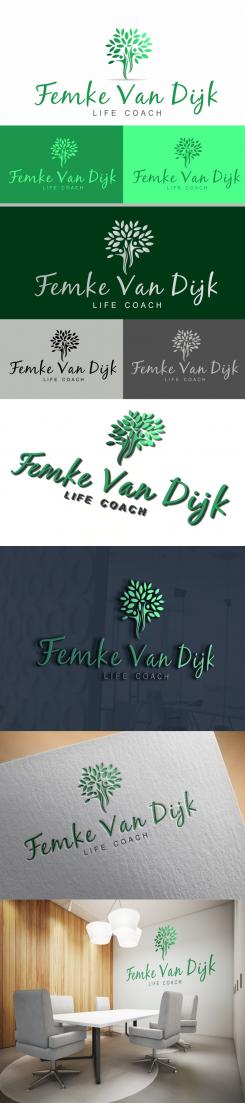 Logo design # 966293 for Logo   corporate identity for life coach Femke van Dijk contest