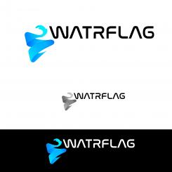 Logo # 1207887 voor logo voor watersportartikelen merk  Watrflag wedstrijd