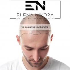 Logo # 1039066 voor Create a new aesthetic logo for Elena Nikora  micro pigmentation specialist wedstrijd