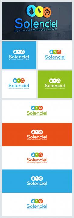 Logo design # 1195840 for Solenciel  ecological and solidarity cleaning contest