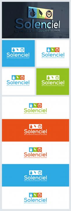 Logo design # 1195983 for Solenciel  ecological and solidarity cleaning contest